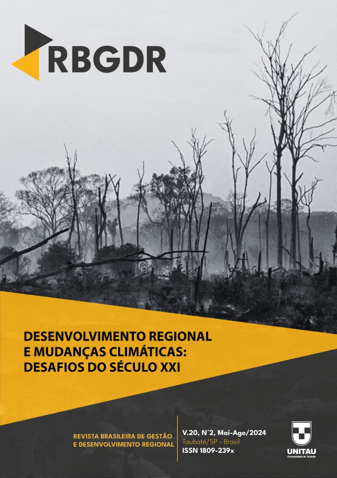 					View Vol. 20 No. 2 (2024): DESENVOLVIMENTO REGIONAL E MUDANÇAS CLIMÁTICAS: DESAFIOS DO SÉCULO XXI
				